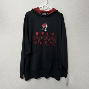 Nascar Sweatshirt Mens Sz XL Chase Authentics Racing Hoodie Kyle Busch M&M's